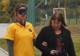 Zážitkový seminář v Litomyšlské nemocnici s TyfloCentrem na téma péče o nevidomé