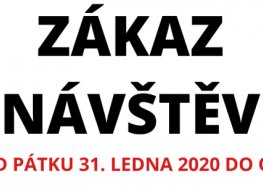 V Nemocnici Pardubického kraje je od 31. ledna do odvolání vyhlášen zákaz návštěv