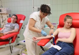 Valentýnské odběry krve přilákaly v Pardubicích 24 nových dárců