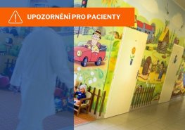 Porodnice funguje, dětské oddělení je v provozu s omezeními