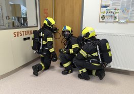 Pardubická psychiatrie se cvičně částečně evakuovala