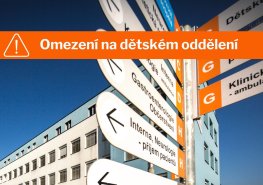 Provoz dětského oddělení v Orlickoústecké nemocnici částečně omezila havárie