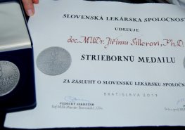 Docent Šiller obdržel významné ocenění od Slovenské lékařské společnosti