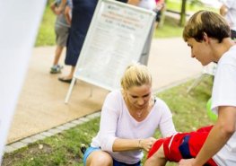 O prezentaci Pardubické nemocnice ve Sportovním parku byl velký zájem