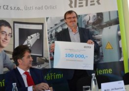 Společnost Rieter CZ pokračuje v podpoře Orlickoústecké nemocnice