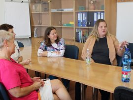 Setkání se sponzory ve Svitavské nemocnici