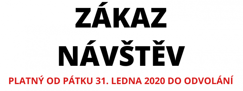 V Nemocnici Pardubického kraje je od 31. ledna do odvolání vyhlášen zákaz návštěv