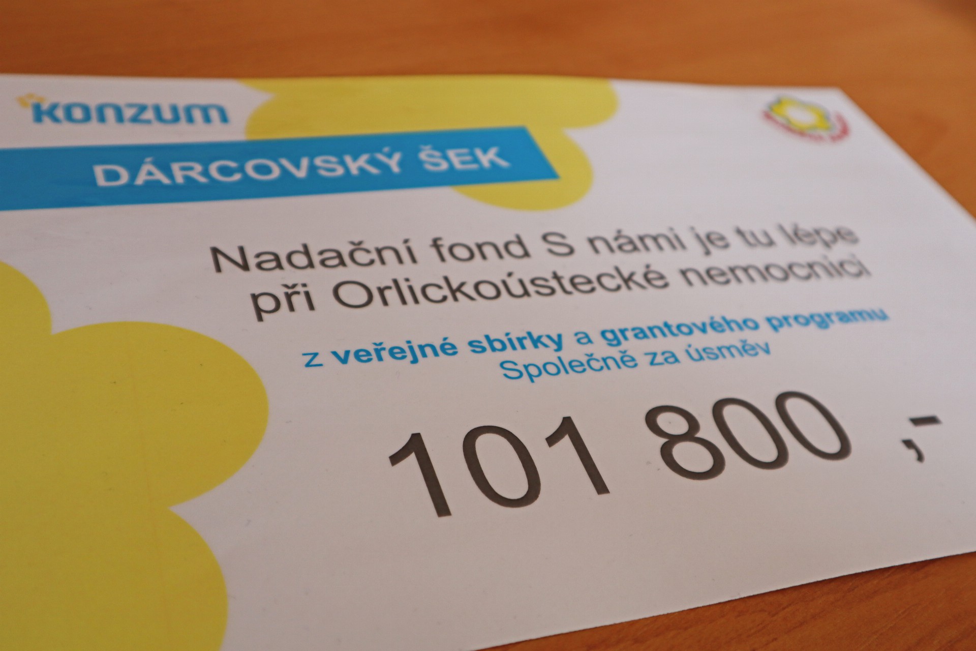 Projekt Společně za úsměv podpořil nadační fond S námi je tu lépe!