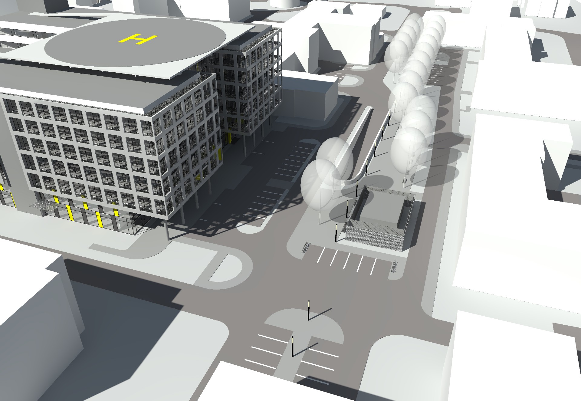 Proměnou projde v Pardubické nemocnici i náměstíčko. Úpravy startují v srpnu