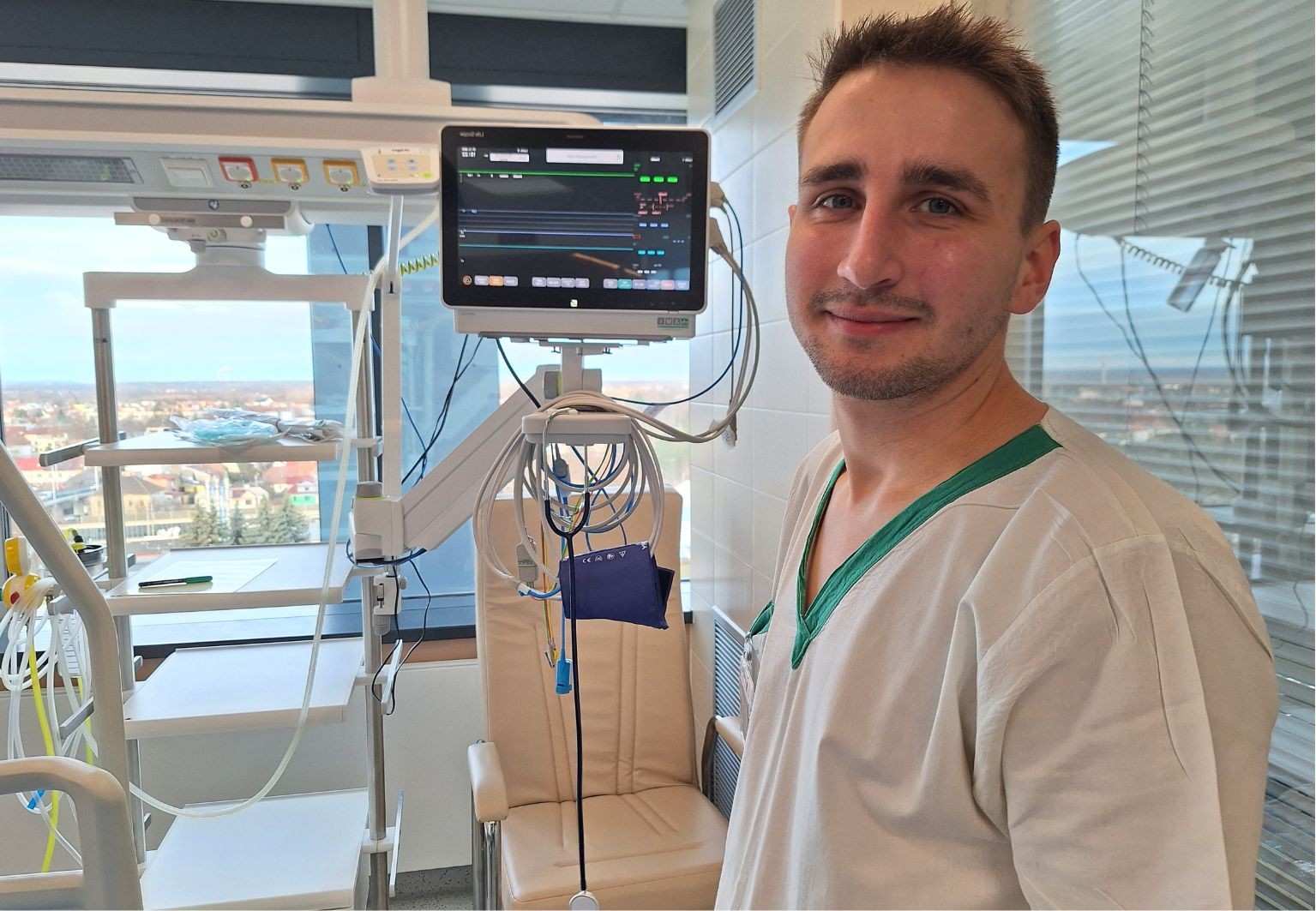 „Trpělivost přináší růže i ve zdravotnictví,“ říká mladý záchranář Jakub Veselý