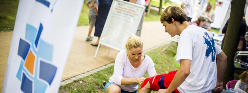 O prezentaci Pardubické nemocnice ve Sportovním parku byl velký zájem