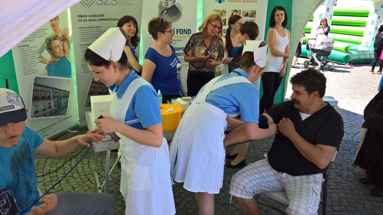 Sestřičky Svitavské nemocnice poradily ve výživě ve zdraví i nemoci